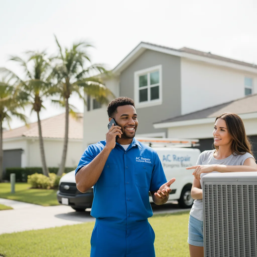 AC Repair Pompano Beach customer support in Clever